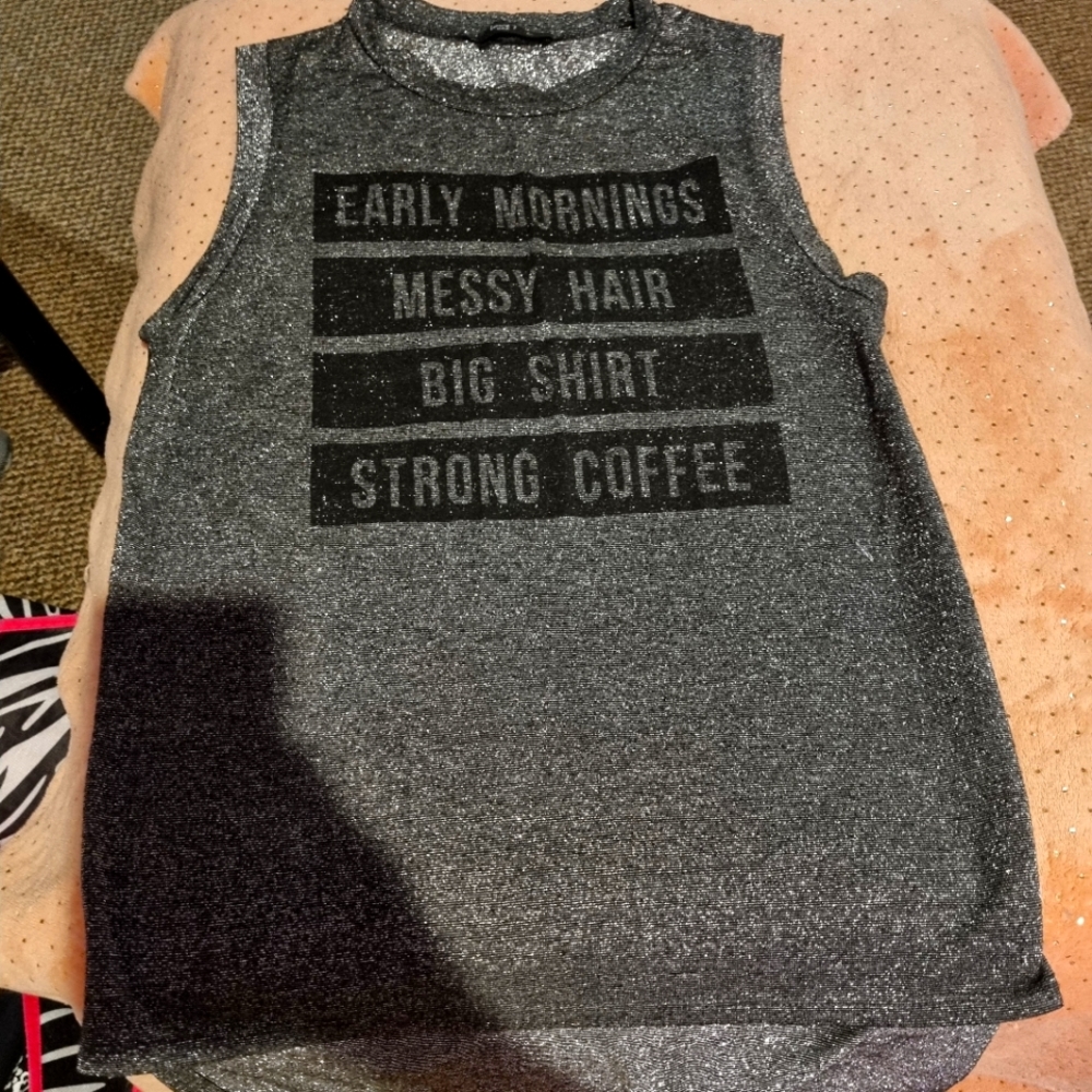 Love J sparkly tank